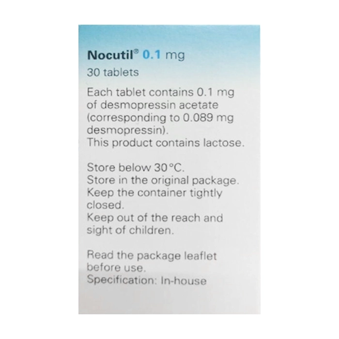Nocutil 0.1mg Tablets Gebro Pharma lọ 30 viên (Desmopressin) Nocutil 0.1mg Tablets Gebro Pharma lọ 30 viên (Desmopressin)