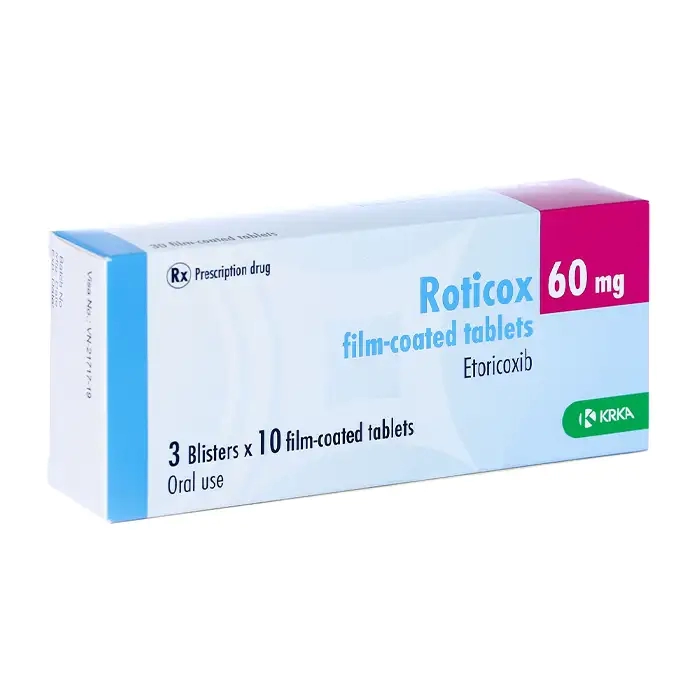 Roticox 60mg KRKA 3 V X 10 Vi n Roticox 60mg KRKA 3 V X 10 Vi n
