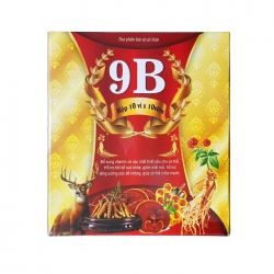 Tpbvsk Vitamin 9B, Linh chi, Nhân sâm & Đông trùng hạ thảo, Hộp 100 viên