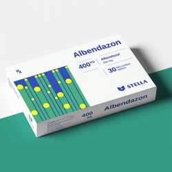 Thuốc Albendazol 400, Hộp 30 viên