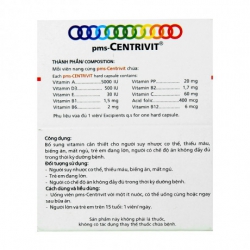 Thực phẩm bảo vệ sức khỏe Imexpharm Centrivit, Chai 30 viên