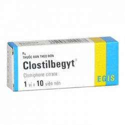 Thuốc Clostilbegyt 50mg, Hộp 10 viên Thuốc Clostilbegyt 50mg, Hộp 10 viên