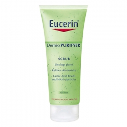 Tẩy tế bào chết cho da nhờn mụn Eucerin Dermo Purifyer Scrub 100ml Tẩy tế bào chết cho da nhờn mụn Eucerin Dermo Purifyer Scrub 100ml