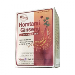 Tpbvsk Vinaphar Homtami Ginseng, Hộp 60 viên