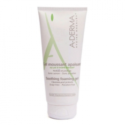 Gel rửa mặt và cơ thể da kích ứng A-Derma Soothing Foaming Gel 200ml