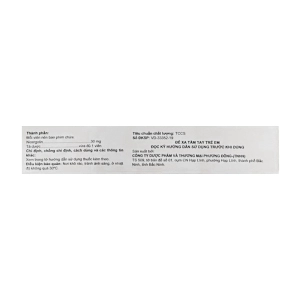 Abanuro 30mg Phương Đông 3 vỉ x 10 viên (Nicergolin)