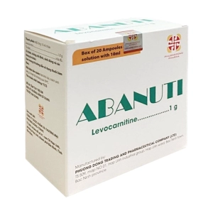 Abanuti 1g Phương Đông 20 ống x 10ml (Levocarnitin)