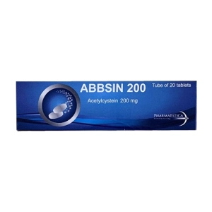 Abbsin 200 PharmaEstica tuýp 20 viên (Acetylcysteine)