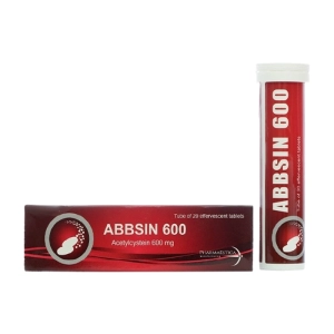 Abbsin 600 PharmaEstica tuýp 20 viên (Acetylcysteine)