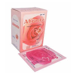 Thuốc đường hô hấp Abrocto Gói - Ambroxol HCL 30mg