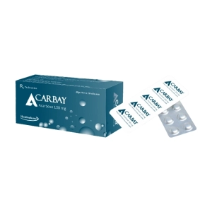 Acarbay 100mg Herabiopharm 10 vỉ x 10 viên (Acarbose)