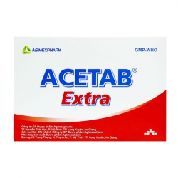 Acetab Extra Agimexpharm 10 vỉ x 10 viên Acetab Extra Agimexpharm 10 vỉ x 10 viên