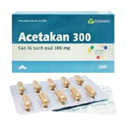 Acetakan 300mg Agimexpharm, Hộp 3 vỉ x 10 viên