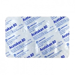 Acetakan 80 Agimexpharm 6 vỉ x 10 viên Acetakan 80 Agimexpharm 6 vỉ x 10 viên