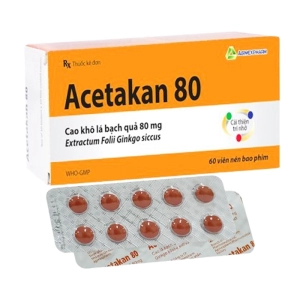 Acetakan 80 Agimexpharm 6 vỉ x 10 viên Acetakan 80 Agimexpharm 6 vỉ x 10 viên