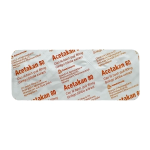 Acetakan 80 Agimexpharm 6 vỉ x 10 viên Acetakan 80 Agimexpharm 6 vỉ x 10 viên