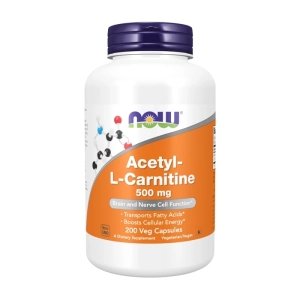 Acetyl-L-Carnitine 500mg Now Foods 200 viên – Hỗ trợ vận chuyển chất béo Acetyl-L-Carnitine 500mg Now Foods 200 viên – Hỗ trợ vận chuyển chất béo