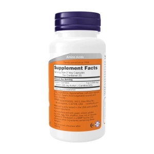Acetyl-L-Carnitine 500mg Now Foods 50 viên – Hỗ trợ vận chuyển chất béo