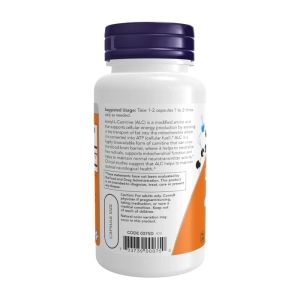 Acetyl-L-Carnitine 500mg Now Foods 50 viên – Hỗ trợ vận chuyển chất béo