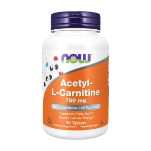 Acetyl-L-Carnitine 750mg Now Foods 90 viên – Hỗ trợ vận chuyển chất béo Acetyl-L-Carnitine 750mg Now Foods 90 viên – Hỗ trợ vận chuyển chất béo