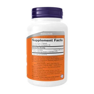 Acetyl-L-Carnitine 750mg Now Foods 90 viên – Hỗ trợ vận chuyển chất béo Acetyl-L-Carnitine 750mg Now Foods 90 viên – Hỗ trợ vận chuyển chất béo
