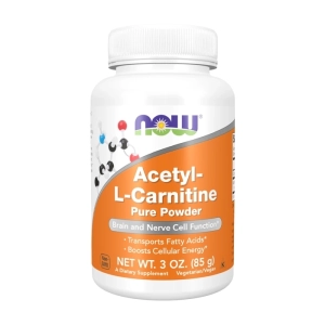 Acetyl-L-Carnitine Pure Powder Now Foods 85g - Bột vận chuyển chất béo Acetyl-L-Carnitine Pure Powder Now Foods 85g - Bột vận chuyển chất béo