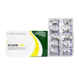 Aciloc 300 Cadila Pharmaceuticals 10 vỉ x 10 viên Aciloc 300 Cadila Pharmaceuticals 10 vỉ x 10 viên