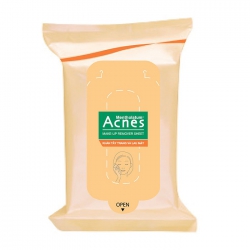 Acnes Make-Up Remover Sheet Rohto Mentholatum 20 miếng - Khăn tẩy trang