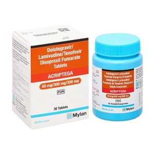 Acriptega 50mg/300mg/300mg Mylan 30 viên Acriptega 50mg/300mg/300mg Mylan 30 viên