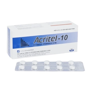 Acritel-10 Davipharm 6 vỉ x 10 viên (Levocetirizin)