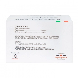 Actadol 500mg Medipharco 10 vỉ x 10 viên - Trị các chứng đau và sốt từ nhẹ đến vừa Actadol 500mg Medipharco 10 vỉ x 10 viên - Trị các chứng đau và sốt từ nhẹ đến vừa