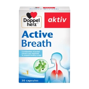Active Breath Doppelherz 3 vỉ x 10 viên - Hỗ trợ sức khỏe của phổi