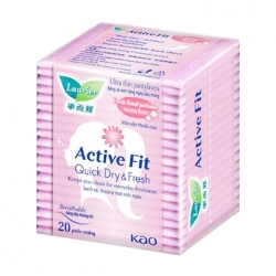 Active Fit Quick Dry Fresh Laurier 20 miếng (hàng ngày, hương hoa)