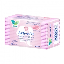 Active Fit Quick Dry Fresh Laurier 40 miếng (hàng ngày, hương hoa)