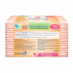 Active Fit Quick Dry Fresh Laurier 40 miếng (hương trái cây)