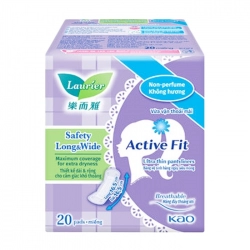 Active Fit Sfety Long Wide Laurier 20 miếng (không hương)