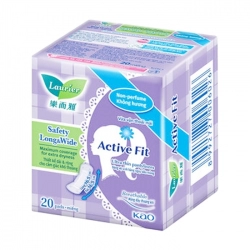 Active Fit Sfety Long Wide Laurier 20 miếng (không hương)