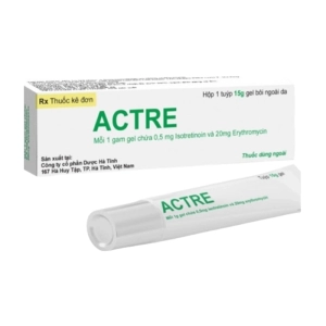 Actre Hadiphar tuýp 15g (Isotretinoin + Erythromycin)
