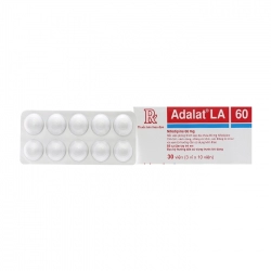 Adalat LA 60mg Bayer 3 vỉ x 10 viên