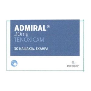 Admiral 20mg/Cap Medicair 3 vỉ x 10 viên (Tenoxicam)