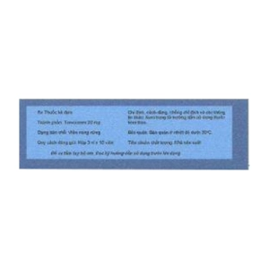 Admiral 20mg/Cap Medicair 3 vỉ x 10 viên (Tenoxicam)