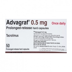 Advagraf 0.5mg Astellas 5 vỉ x 10 viên Advagraf 0.5mg Astellas 5 vỉ x 10 viên