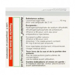 Aetoxisclerol Tamponne 0.5 10mg/2ml Kreussler 5 ống Aetoxisclerol Tamponne 0.5 10mg/2ml Kreussler 5 ống