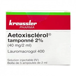 Aetoxisclerol tamponne 2% Kreussler 40mg/2ml - Điều trị giãn tỉnh mạch Aetoxisclerol tamponne 2% Kreussler 40mg/2ml - Điều trị giãn tỉnh mạch