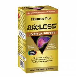 Tpbvsk trẻ hóa, thải độc gan Ageloss Liver Support, Hộp 60 viên
