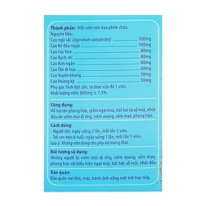 Agera Extra Kingphar 50 viên - Hỗ trợ giảm ngạt mũi