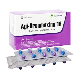 Agi-Bromhexine 16 Agimexpharm 10 vỉ x 10 viên Agi-Bromhexine 16 Agimexpharm 10 vỉ x 10 viên