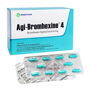 Agi-Bromhexine 4 Agimexpharm 10 vỉ x 10 viên Agi-Bromhexine 4 Agimexpharm 10 vỉ x 10 viên