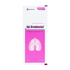 Agi-Bromhexine 4 Agimexpharm 30 gói x 5ml Agi-Bromhexine 4 Agimexpharm 30 gói x 5ml