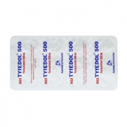 AgiTyfedol 500 Agimexpharm 10 vỉ x 12 viên